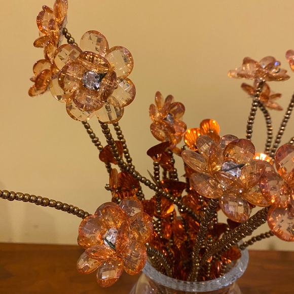 Beautiful New Handmade Beaded flowers Home Decor Flowers - Picture 5 of 7
